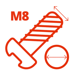 M8 Bolts